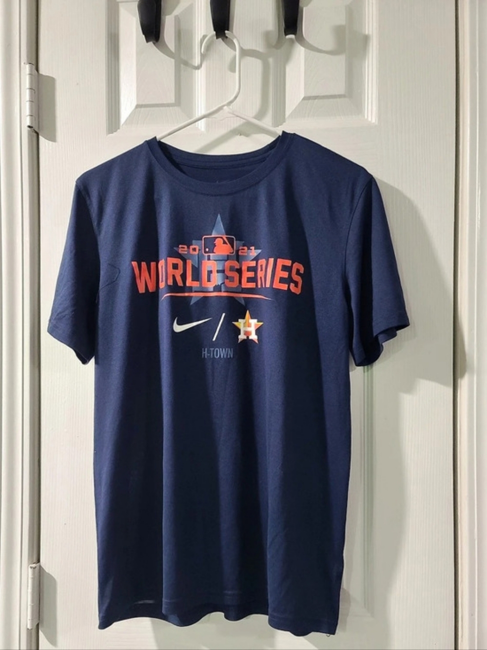 Nike Houston Astros 2021 World Series Nike Dri-FIT T-Shirt Dri-FIT Tee Blue